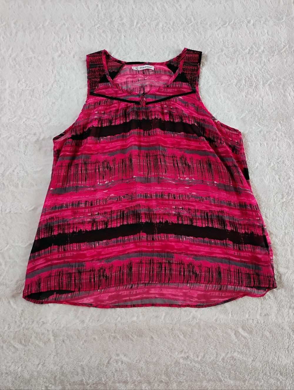 Maurices Abstract Print Top